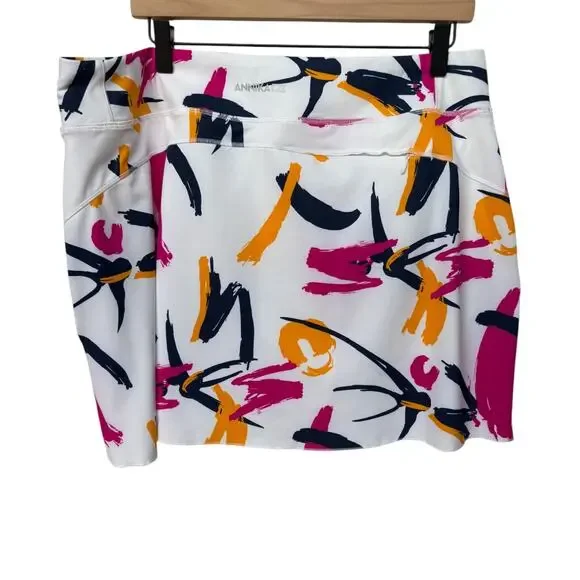 Annika Abstract Print Athletic - Golf Skort with UPF Sun Protection size XL - Picture 2 of 8